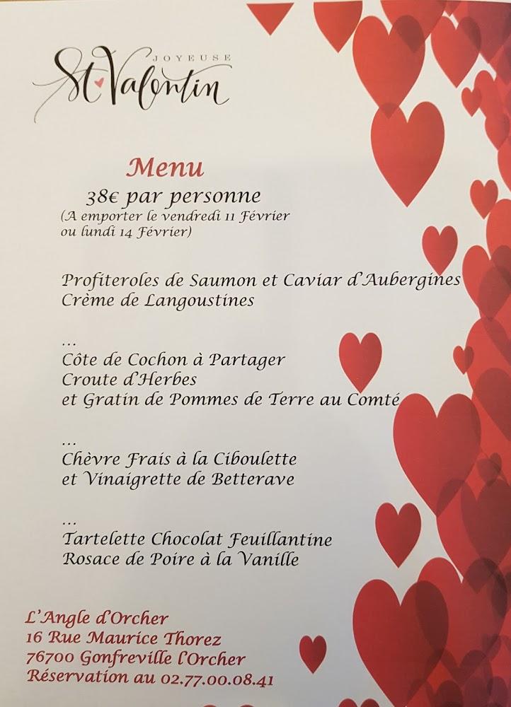 L'Angle d'Orcher - Menu Image 1